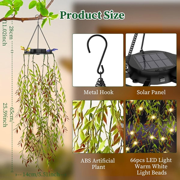 Solar Lights Outdoor Garden product description