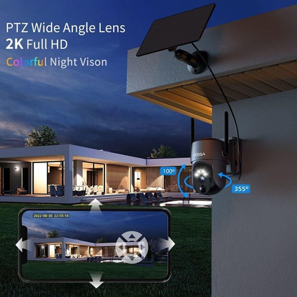 Xega Smart Solar Security Camera